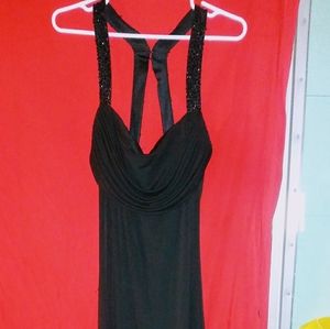 Elagent black formal dress